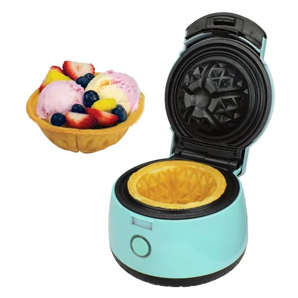 Gaufrier Pour Bols De 5 po Brentwood Antiadhésif, Bleu 4 Gaufrier Pour Bols De 5 po Brentwood Antiadhésif, Bleu – Image 2