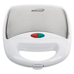 Machine à Sandwich Et Panini Antiadhésive Brentwood, 9,75 po L X 9,75 po L, Blanc -magasin d'appareils de cuisine 330885126 AlternateImage1 l