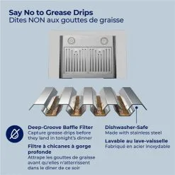 Hotte De Cuisine Murale Hauslane Convertible En Acier Inoxydable De 30 Po -magasin d'appareils de cuisine 330895970 AlternateImage2 l