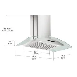 Hotte De Cuisine Murale Ancona De 36 po Convertible En Acier Inoxydable 11 Hotte De Cuisine Murale Ancona De 36 po Convertible En Acier Inoxydable -magasin d'appareils de cuisine 330898266 AlternateImage4 l