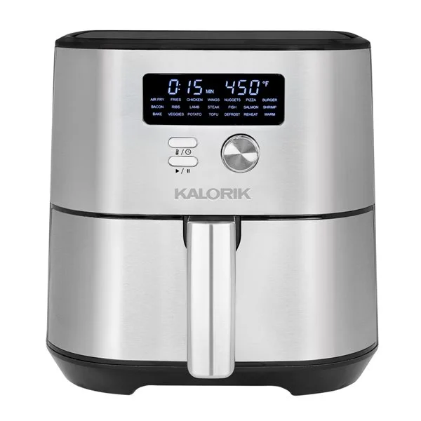 Friteuse à Air Chaud MAXX Par Kalorik En Acier Inoxydable De 6,62 L (1,46 Gal) 3 Friteuse à Air Chaud MAXX Par Kalorik En Acier Inoxydable De 6,62 L (1,46 Gal)