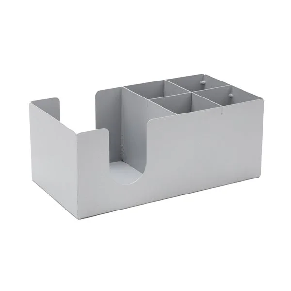 Mind Reader Silver 5-Compartment Coffee Organizer 3 Mind Reader Silver 5-Compartment Coffee Organizer