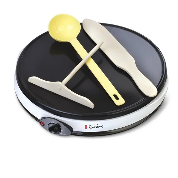 Crêpière CM20 D'Euro Cuisine, Noir 3 Crêpière CM20 D'Euro Cuisine, Noir