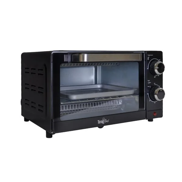 Four Grille-pain à 4 Tranches Total Chef De 1000 W, Noir 4 Four Grille-pain à 4 Tranches Total Chef De 1000 W, Noir – Image 2