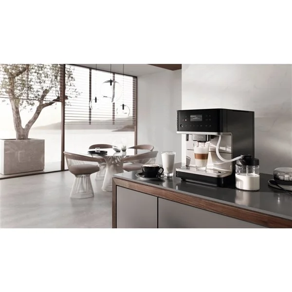 Machine à Café Expresso Programmable Noire CM 6360 Milk Perfection Par Miele En Plastique Avec éclairage à DEL BrilliantLigh 6 Machine à Café Expresso Programmable Noire CM 6360 Milk Perfection Par Miele En Plastique Avec éclairage à DEL BrilliantLigh – Image 4