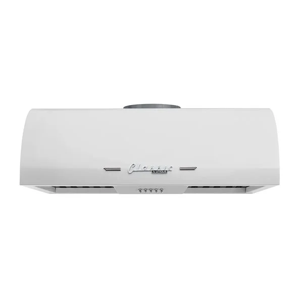 Hotte Sous Armoire De 24 po Et 500 pi³/min Blanc Guimauve Classic Retro De Unique Avec Conduit D'évacuation Et Filtre En Cha 3 Hotte Sous Armoire De 24 po Et 500 pi³/min Blanc Guimauve Classic Retro De Unique Avec Conduit D'évacuation Et Filtre En Cha