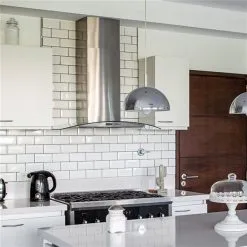 Hotte De Cuisine Murale Convertible En Acier Inoxydable Et En Verre De 30 Po Par Aria Avec Filtre à Charbon -magasin d'appareils de cuisine 330977888 AlternateImage3 l