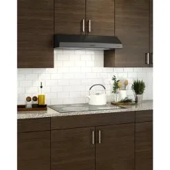 Broan-NuTone Hotte Broan 30 Po, Puissance Maximale De 300 Pi³/min, Acier Inoxydable Noir -magasin d'appareils de cuisine 331009069 AlternateImage4 l