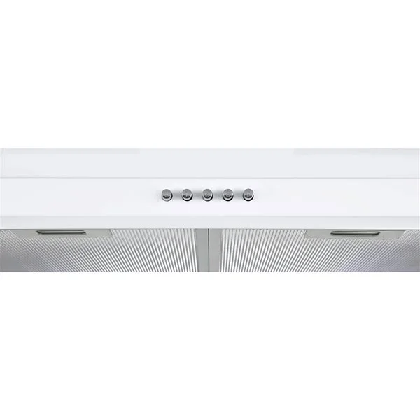 Hotte De Cuisine Murale Blanche Ancona Convertible De 24 po 7 Hotte De Cuisine Murale Blanche Ancona Convertible De 24 po – Image 5