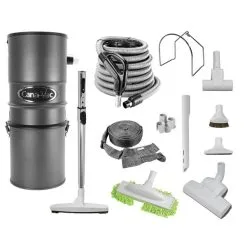 magasin d'appareils de cuisine 34 Ensemble Pour Aspirateur Central à Air Canavac Résidentiel Charbon Métallique Sans Sac