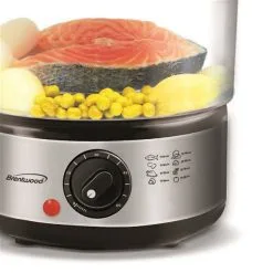 Cuiseur à Vapeur électrique Brentwood à 2 Niveaux De 4,73 L En Acier Inoxydable 10 Cuiseur à Vapeur électrique Brentwood à 2 Niveaux De 4,73 L En Acier Inoxydable -magasin d'appareils de cuisine 331045837 AlternateImage3 l
