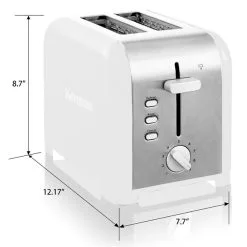 Grille-pain à 2 Tranches Par Kenmore Blanc De 850 W -magasin d'appareils de cuisine 331063479 AlternateImage6 l