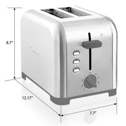 Grille-pain à 2 Tranches Par Kenmore En Acier Inoxydable De 850 W -magasin d'appareils de cuisine 331063485 AlternateImage6 l