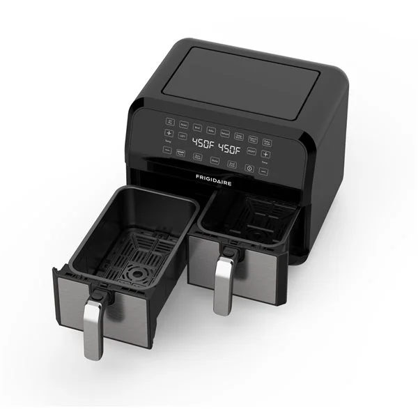Friteuse à Air Chaud à Deux Zones Par Frigidaire De 7,5 L, Noir 4 Friteuse à Air Chaud à Deux Zones Par Frigidaire De 7,5 L, Noir – Image 2