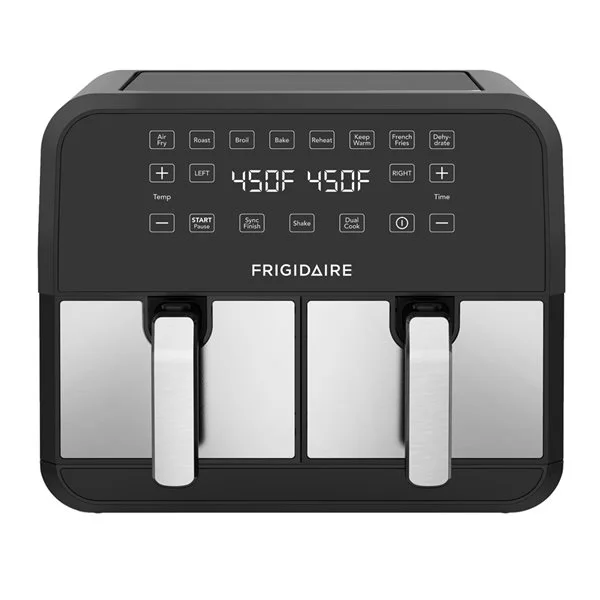 Friteuse à Air Chaud à Deux Zones Par Frigidaire De 7,5 L, Noir 3 Friteuse à Air Chaud à Deux Zones Par Frigidaire De 7,5 L, Noir