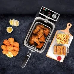 Friteuse à Triple Panier Avec Filtration D'huile Par Kalorik De 4 L -magasin d'appareils de cuisine 332003032 AlternateImage2 l