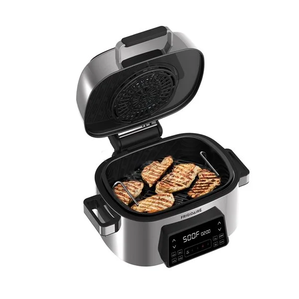 Friteuse Et Gril à Air électrique Frigidaire De 6.15L - Acier Inoxydable 4 Friteuse Et Gril à Air électrique Frigidaire De 6.15L - Acier Inoxydable – Image 2