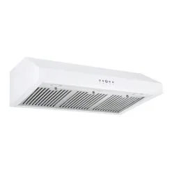 Hotte De Cuisine à Conduit Blanc De 36 Po 440 Pi³/min Par Ancona