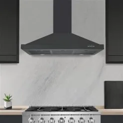 Hotte De Cuisine De 36 Po Et 450 CFM En Acier Inoxydable Noir Par Ancona -magasin d'appareils de cuisine 332003938 AlternateImage4 l