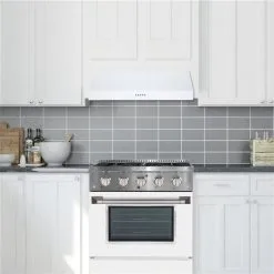 Hotte De Cuisine De 440 Pi³/min à Conduit Sous Armoire De 30 Po Par Ancona Avec Lumière DEL, Blanc -magasin d'appareils de cuisine 332003941 AlternateImage4 l