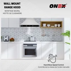 Hotte Murale De 30 po En Acier Inoxydable à 900 pi³/min Onex -magasin d'appareils de cuisine 332004668 AlternateImage1 l