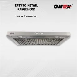 Hotte Sous Armoire 30 po à 450 pi³/min Noire Onex -magasin d'appareils de cuisine 332004674 AlternateImage2 l