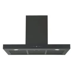 Hotte De Cuisine Rectangulaire Hybride Noir Mat à Montage Mural 36 Po 440 PCM Ancona Avec Filtre Au Charbon -magasin d'appareils de cuisine 332004682 AlternateImage2 l