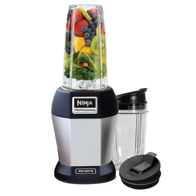 Mélangeur Nutri Ninja Pro De 24 Oz, 900 Watts, Noir/argent 4 Mélangeur Nutri Ninja Pro De 24 Oz, 900 Watts, Noir/argent – Image 2