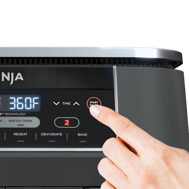 Friteuse à Air 6 En 1 Ninja Foodi à 2 Paniers 5 Friteuse à Air 6 En 1 Ninja Foodi à 2 Paniers – Image 3